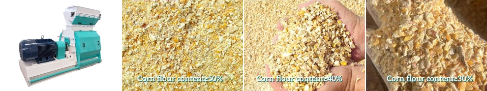  máquina de molino de martillos de alimentación