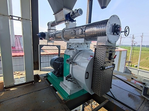 máquina de molino de pellet de alimentación