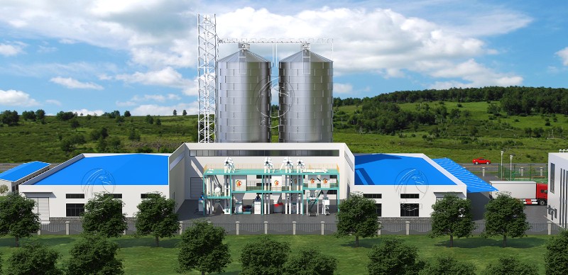 20_40tons_por_hora_Línea_de_producción_completa_de_polvo_de_alimentación_llave_en_mano 11