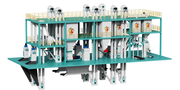 20_40tons_por_hora_Línea_de_producción_completa_de_polvo_de_alimentación_llave_en_mano 5