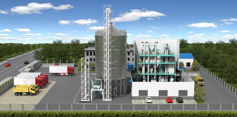Fábrica_llave_en_mano_de_7toneladas_por_hora_para_la_fabricación_de_pellets_de_alimentación 3