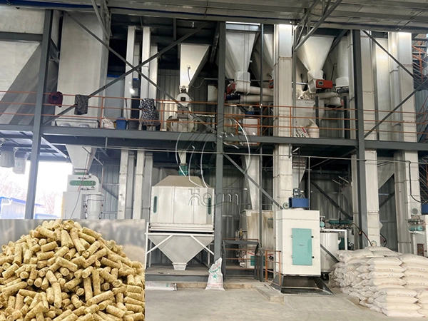 diseño de la distribución de la planta de molino de alimento