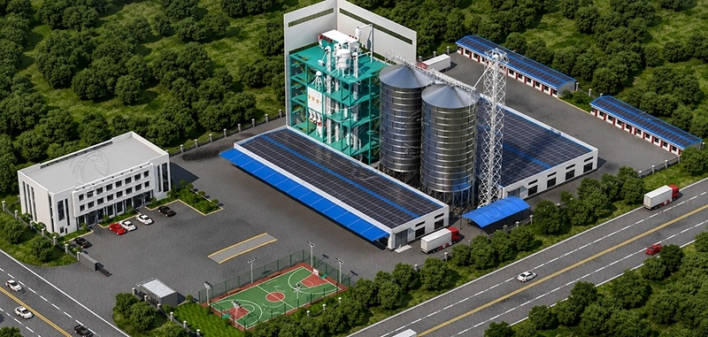 Fabrica_Moderna_De_Alimento_Animal_Con_Taller_De_Produccion_Y_Silos_De_Almacenamiento
